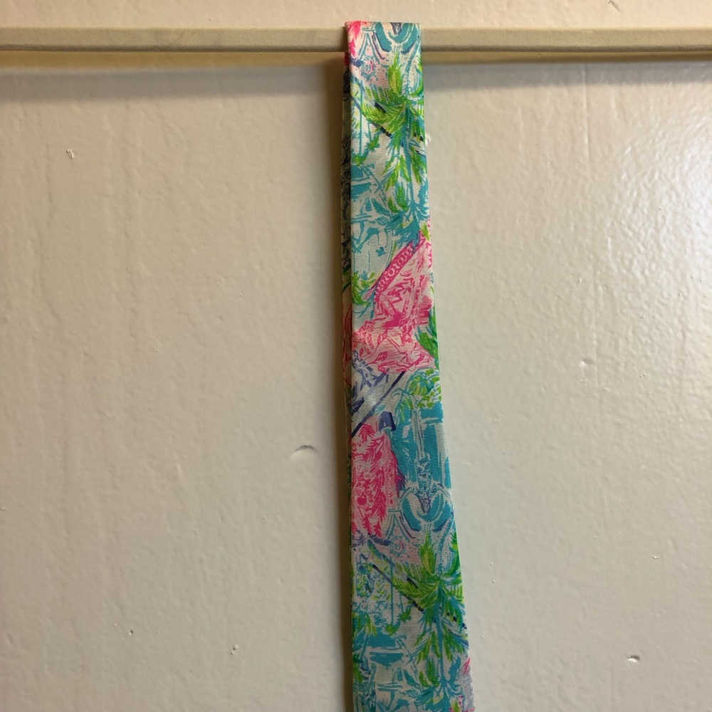 Lilly Pulitzer silk tie Bohemian Queen colorful tropical print Easter spring - Picture 10 of 10